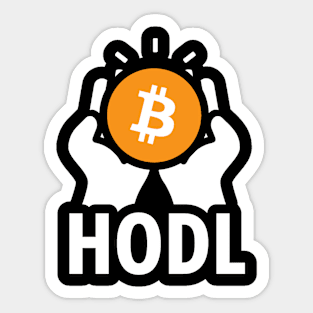 HODL: Hold On for Dear Life Sticker